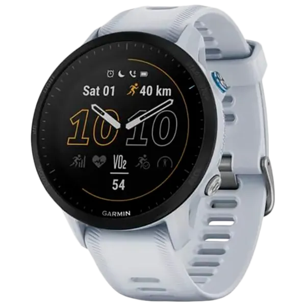 Ceas inteligent Garmin Forerunner 955 1.3"/ 010-02638-31/ Whitestone White photo 1