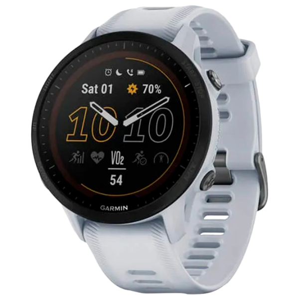 Ceas inteligent Garmin Forerunner 955 Solar 1.3"/ 010-02638-21/ Whitestone White photo 1