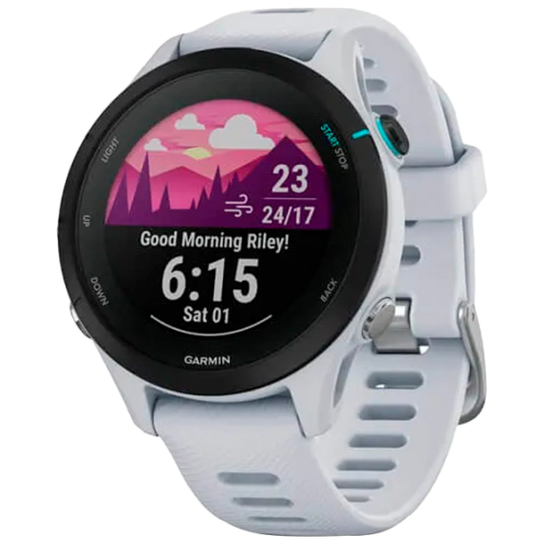 Ceas inteligent Garmin Forerunner 255S Music 1.1"/ 010-02641-33/ Whitestone White photo 1