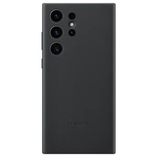 Чехол для смартфона Samsung Galaxy S23 Ultra Samsung/ Back/ Кожа/ Черный photo 1