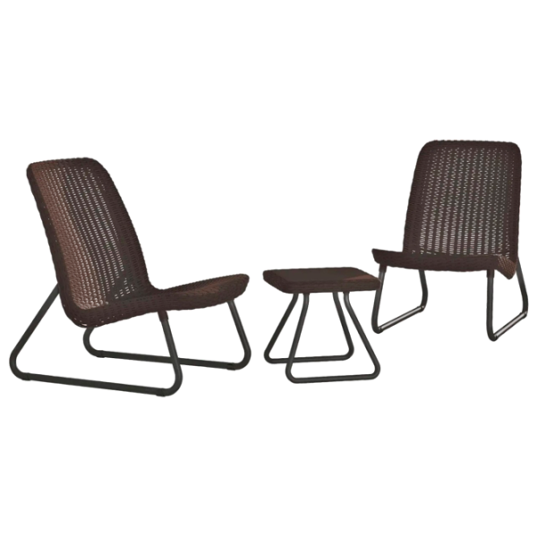 Set mobilă terasă Keter Rio Patio Aluminiu/ Plastic/ Plastic/ Brown photo 1