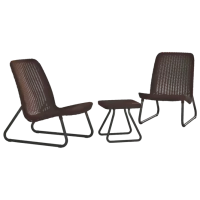 Set mobilă terasă Keter Rio Patio Aluminiu/ Plastic/ Plastic/ Brown