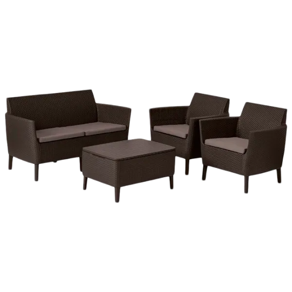 Set mobilă terasă Keter Salemo Plastic/ Plastic/ Plastic/ Brown photo 1