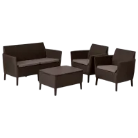 Set mobilă terasă Keter Salemo Plastic/ Plastic/ Plastic/ Brown