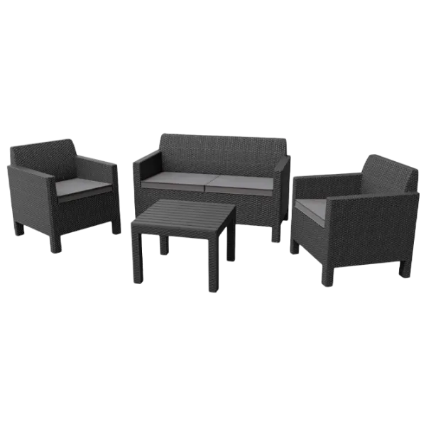 Set mobilă terasă Keter Orlando Plastic/ Plastic/ Plastic/ Graphite photo 1