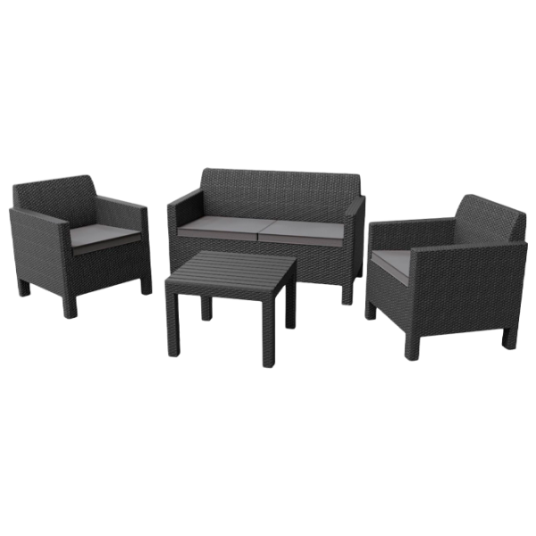 Set mobilă terasă Keter Orlando Plastic/ Plastic/ Plastic/ Graphite photo 1