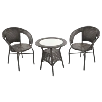 Набор мебели для террасы Jumi OM-397170 Алюминий/ Пластик/ Пластик/ Коричневый