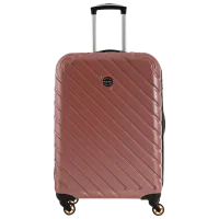 Чемодан CCS 5177 62л/ Skin Кораловый