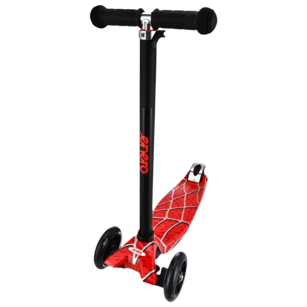 Trotinetă pentru copii cu trei roți Enero Maxi (384-002) 50 kg/ Red photo 1