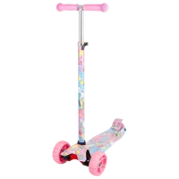 Trotinetă pentru copii cu trei roți Enero Maxi (384-004) 50 kg/ Pink