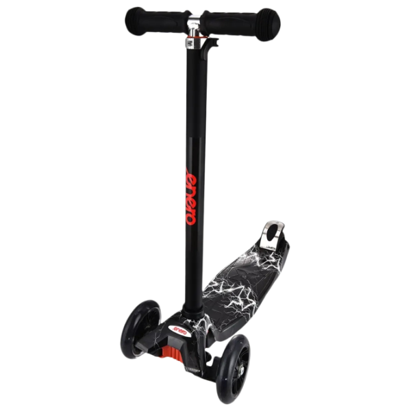Детский трёхколёсный самокат Enero Maxi (384-003) 50 кг/ Черный photo 1 Детский трёхколёсный самокат Enero Maxi (384-003) 50 кг/ Черный photo 1