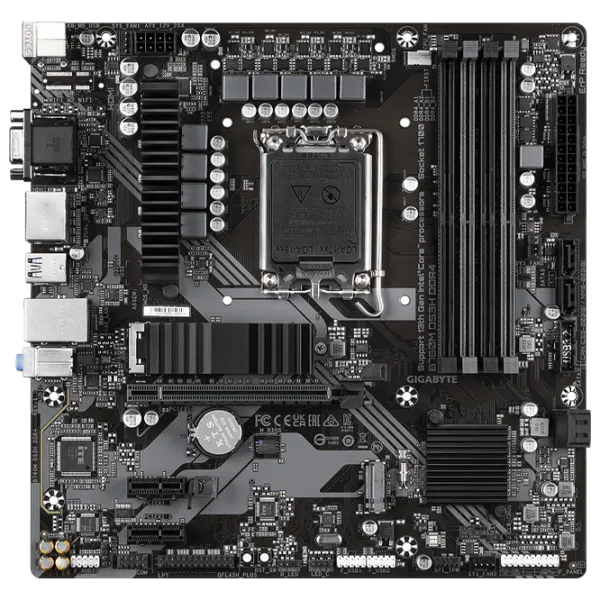 Материнская плата Gigabyte B760M DS3H mATX/ Intel B760M photo 1