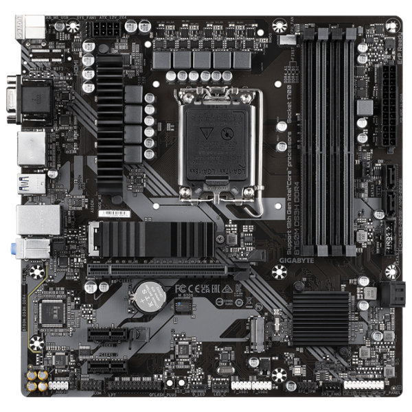 Материнская плата Gigabyte B760M DS3H mATX/ Intel B760M photo 1