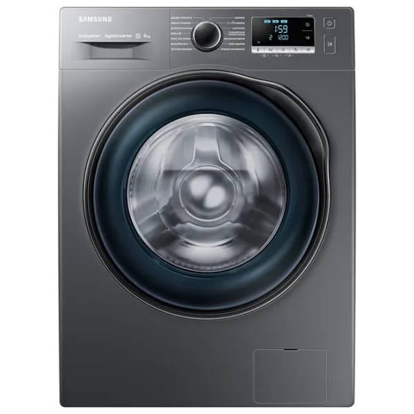 Mașină de spălat Samsung WW80J62E0DX/CE 8 kg / 1200 rpm / Inox photo 1