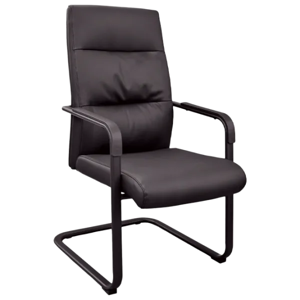 Scaun de birou DecoPrim Remo CF Piele artificială/ Black photo 1