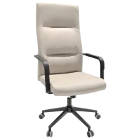 Fotoliu de birou DecoPrim Remo Piele artificială/ Gray