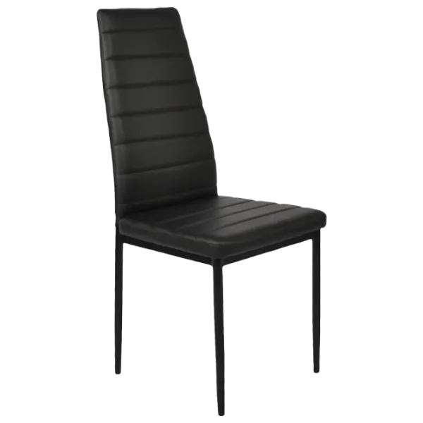 Scaun de bucătărie DecoPrim D-117 Piele artificială/ Black photo 1 Scaun de bucătărie DecoPrim D-117 Piele artificială/ Black photo 1