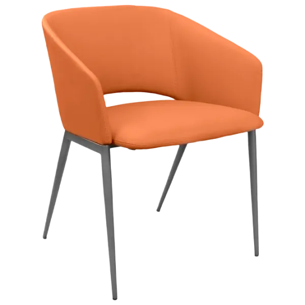 Fotoliu de birou DecoPrim U321 Piele artificială/ Orange photo 1 Fotoliu de birou DecoPrim U321 Piele artificială/ Orange photo 1