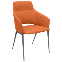 Офисное кресло DecoPrim U322 Искусственная кожа/ Оранжевый