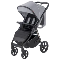 Детская коляска Carrello Bravo Plus 2023 596-004/ Светло-серый