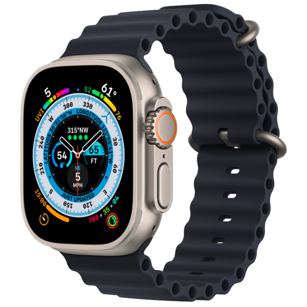 Curelușă extensie Apple Watch Ocean Band Silicon/ 49 mm/ Midnight photo 1 Curelușă extensie Apple Watch Ocean Band Silicon/ 49 mm/ Midnight photo 1