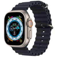 Удлинительный ремень Apple Watch Ocean Band Силикон/ 49 мм/ Midnight