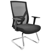 Fotoliu de birou DecoPrim Relax CF Pânză, plasă acrilică/ Black