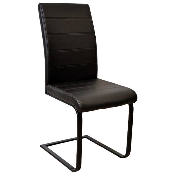 Scaun de birou DecoPrim DC-15 Piele artificială/ Black photo 1 Scaun de birou DecoPrim DC-15 Piele artificială/ Black photo 1
