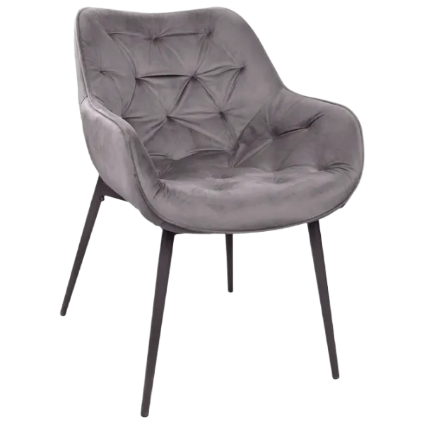 Scaun de bucătărie DecoPrim Lotus Gray Gray photo 1