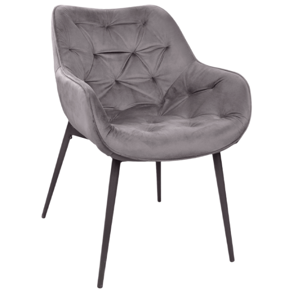 Scaun de bucătărie DecoPrim Lotus Gray Gray photo 1