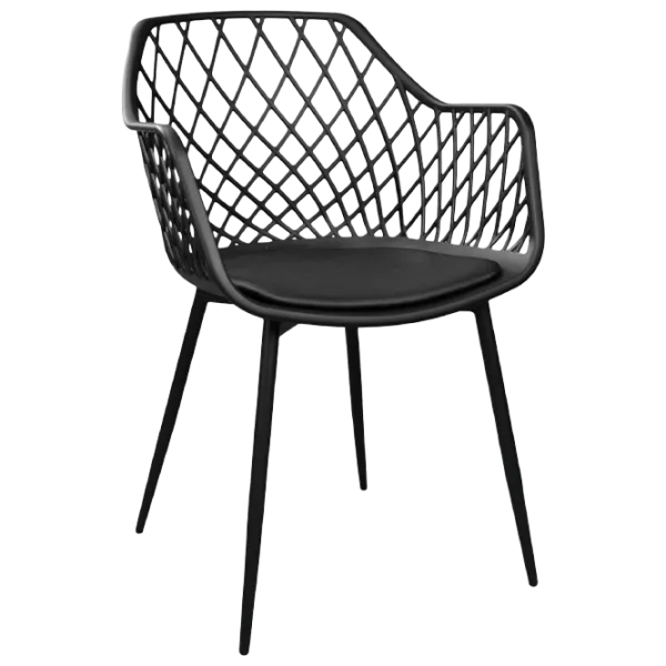 Scaun de bucătărie DecoPrim SL-7019 Piele artificială/ Black photo 1 Scaun de bucătărie DecoPrim SL-7019 Piele artificială/ Black photo 1
