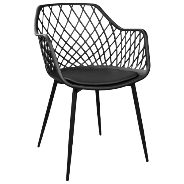 Scaun de bucătărie DecoPrim SL-7019 Piele artificială/ Black photo 1 Scaun de bucătărie DecoPrim SL-7019 Piele artificială/ Black photo 1