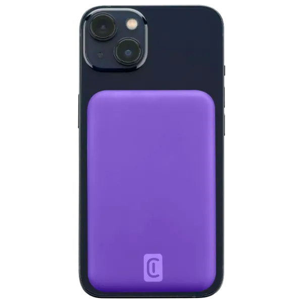 Power Bank Cellularline PBMAGSFCOL5000WIRV 5000 mAh/ Violet photo 1 Power Bank Cellularline PBMAGSFCOL5000WIRV 5000 mAh/ Violet photo 1