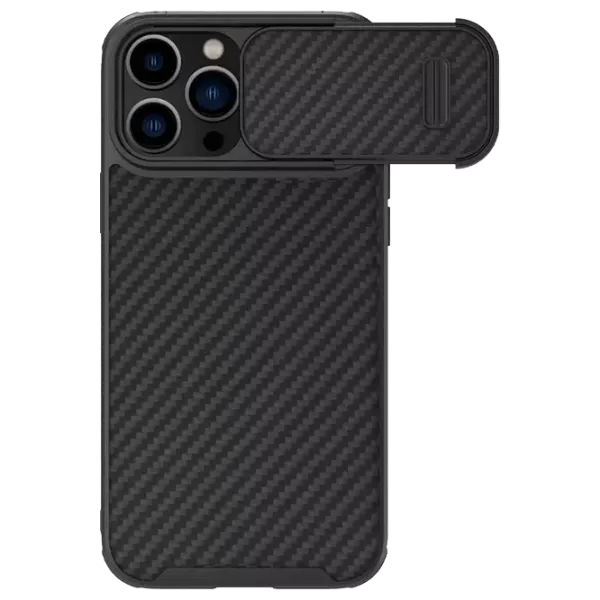 Husă pentru smartphone Apple iPhone 14 Pro Max Nillkin/ Back/ PC/ Carbon Black photo 1