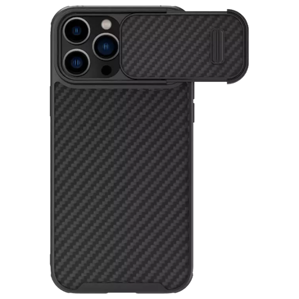 Husă pentru smartphone Apple iPhone 14 Pro Max Nillkin/ Back/ PC/ Carbon Black photo 1