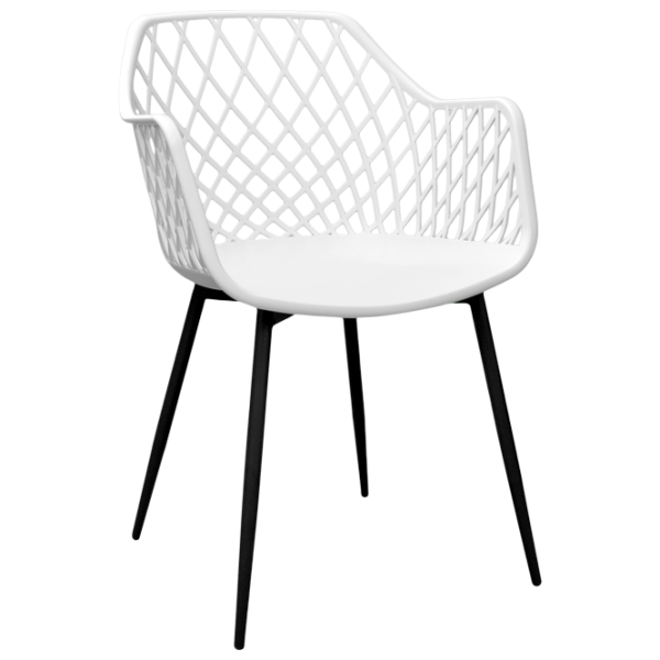 Scaun de bucătărie DecoPrim SL-7019 Plastic/ White Black photo 1 Scaun de bucătărie DecoPrim SL-7019 Plastic/ White Black photo 1