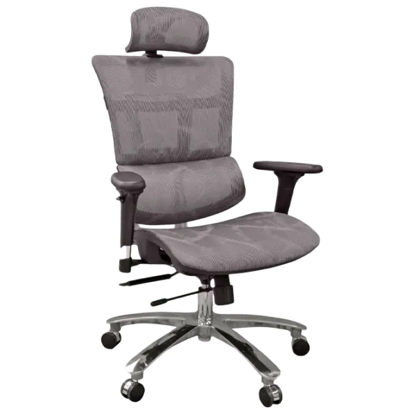 Офисное кресло DecoPrim KB-023 Акриловая сетка/ Серый photo 1