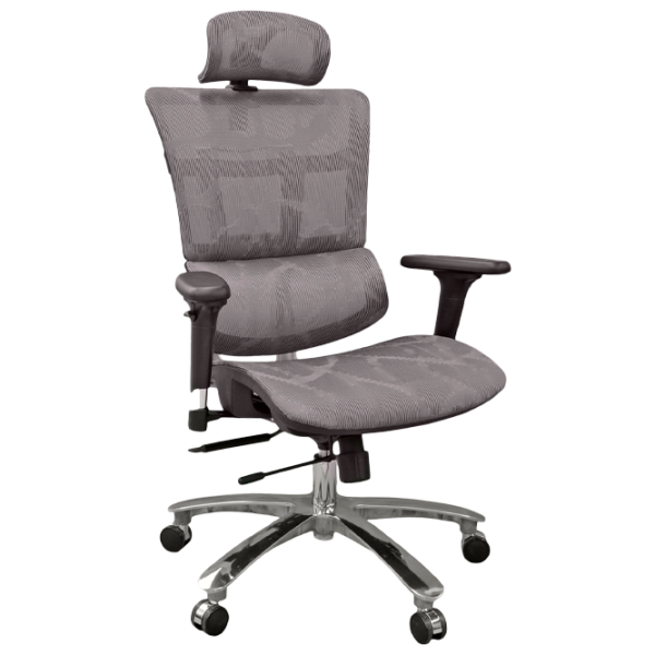 Офисное кресло DecoPrim KB-023 Акриловая сетка/ Серый photo 1