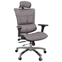 Офисное кресло DecoPrim KB-023 Акриловая сетка/ Серый