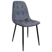 Scaun de bucătărie DecoPrim M-01-3 HLR-23 Catifea/ Gray