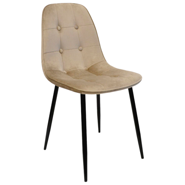Scaun de bucătărie DecoPrim M-01-3 HLR-8 Velvet/ Cappucino photo 1