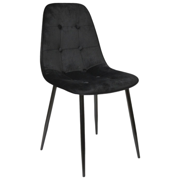 Кухонный стул DecoPrim M-01-3 HLR-66 Бархат/ Черный photo 1 Кухонный стул DecoPrim M-01-3 HLR-66 Бархат/ Черный photo 1