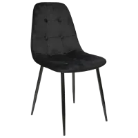 Кухонный стул DecoPrim M-01-3 HLR-66 Бархат/ Черный