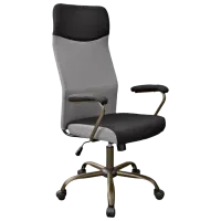 Офисное кресло DecoPrim F-6310 Акриловая сетка/ Серый Черный