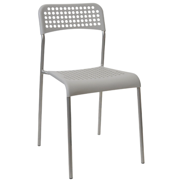 Scaun de bucătărie DecoPrim E-055 Plastic/ Gray  photo 1 Scaun de bucătărie DecoPrim E-055 Plastic/ Gray  photo 1