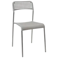 Scaun de bucătărie DecoPrim E-055 Plastic/ Gray 