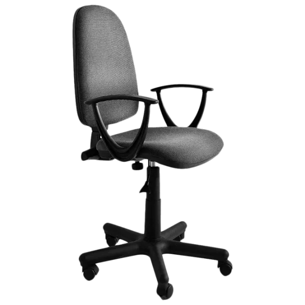 Офисный стул DecoPrim PRESTIGE C38 Ткань/ Серый Черный photo 1 Офисный стул DecoPrim PRESTIGE C38 Ткань/ Серый Черный photo 1