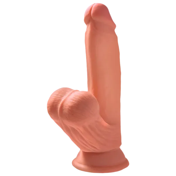Dildo King Cock Triple Density (21.5 cm) Beige photo 1