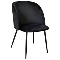 Кухонный стул DecoPrim Spectre Бархат/ Черный Черный