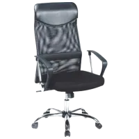 Офисное кресло Halmar Vire Акриловая сетка, искусственная кожа/ Черный